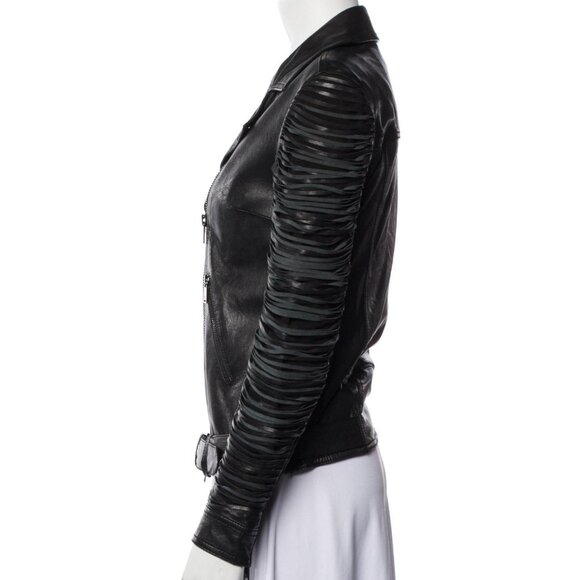 Haute Hippie Fringe Leather Jacket - Picture 4 of 5